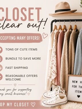 Closet clear out!
